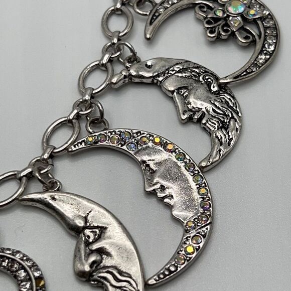 Kirks Folly Necklace Moon & Stars Shadow Charms - Picture 6 of 9